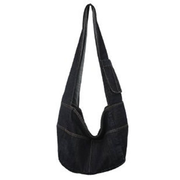 Denim Shoulder Bag - Image 3