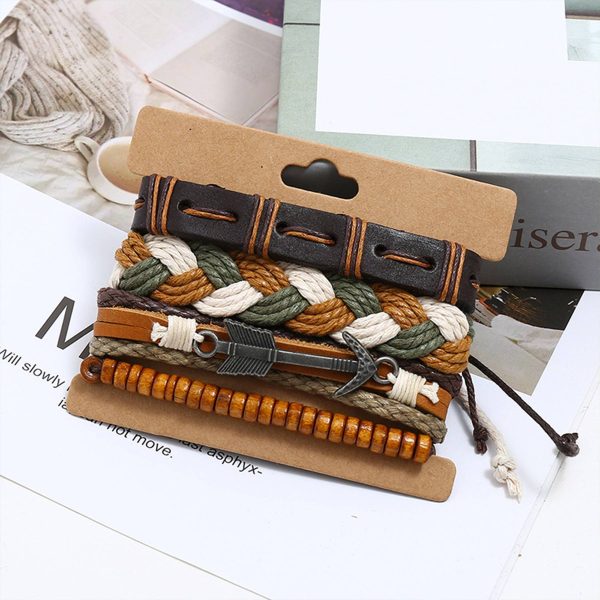 Jute Simple vintage woven bracelet - Image 3