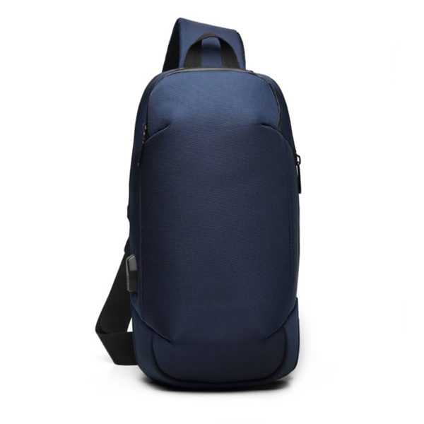 Oxford Sling Waterproof Chest Bag with USB Charging Port - Image 4