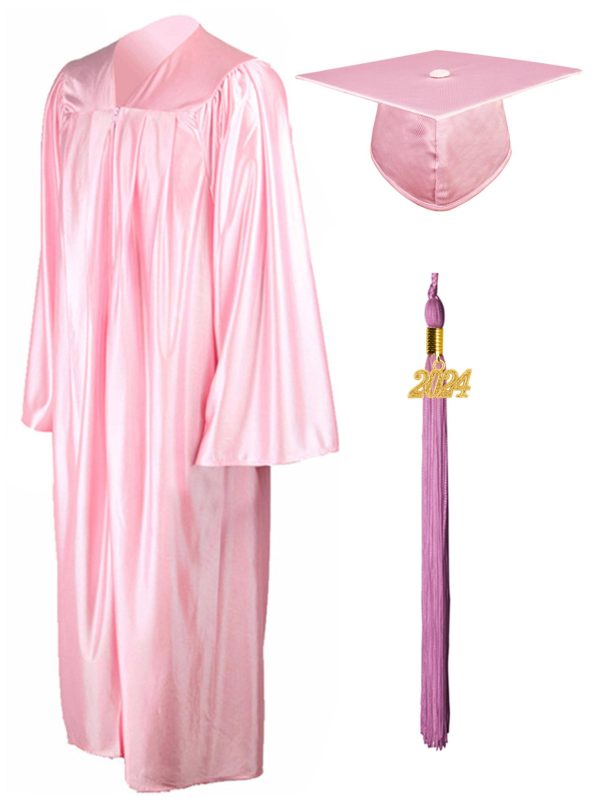 Shiny Graduation Gown Cap Tassel Set - Image 8