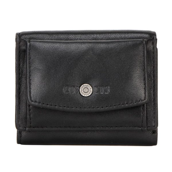 Genuine Leather RFID 3 fold Waterproof Street trend Wallet - Image 2
