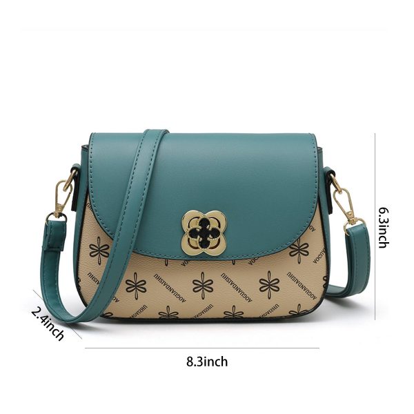 Pu Leather mini waterproof printed mobile Cross-body Bag - Image 7