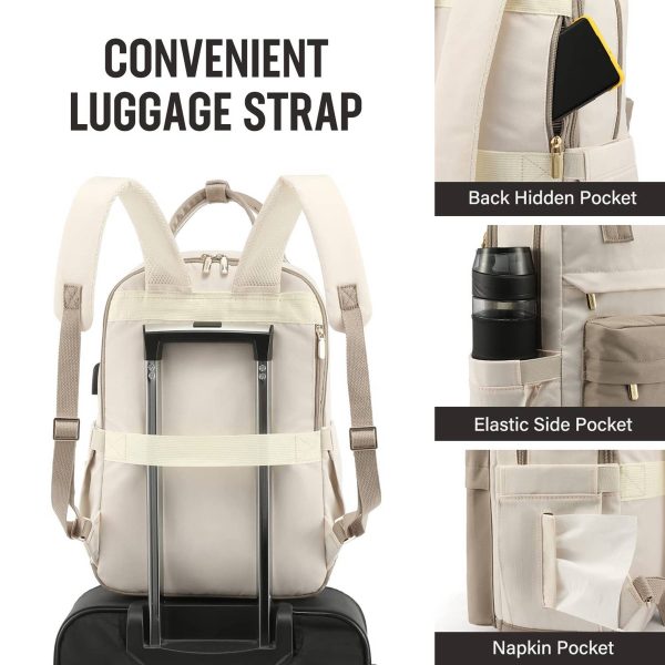 Nylon Business Travel Computer Backpack - Image 9