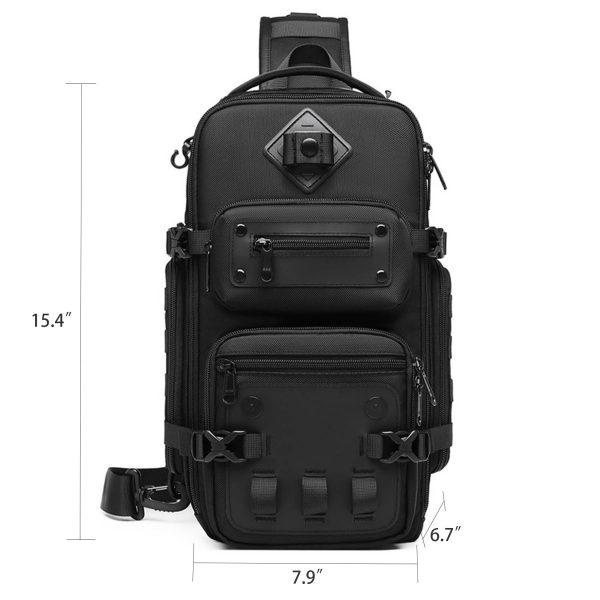 Oxford Sling Backpack Large Capacity Shoulder Crossbody Bags - Image 7