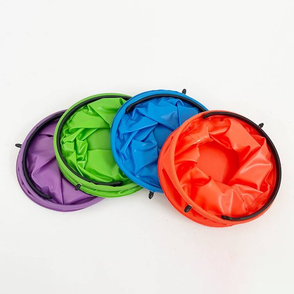 Folding PVC Beach Sand Bucket for Kids - Image 4