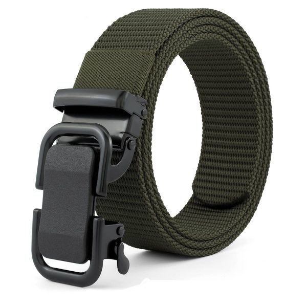 Automatic Buckle Nylon Belt for Men