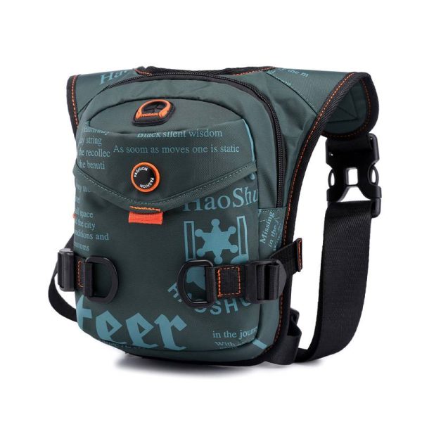 Nylon Outdoor Tactical Waist Bag With Earphone Hole - Image 4