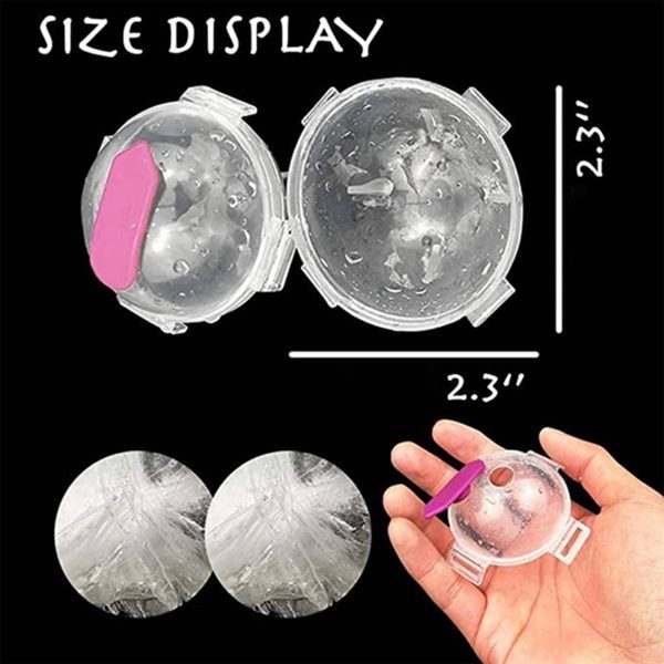 4 PCS Round Ice Cube Molds - Image 3