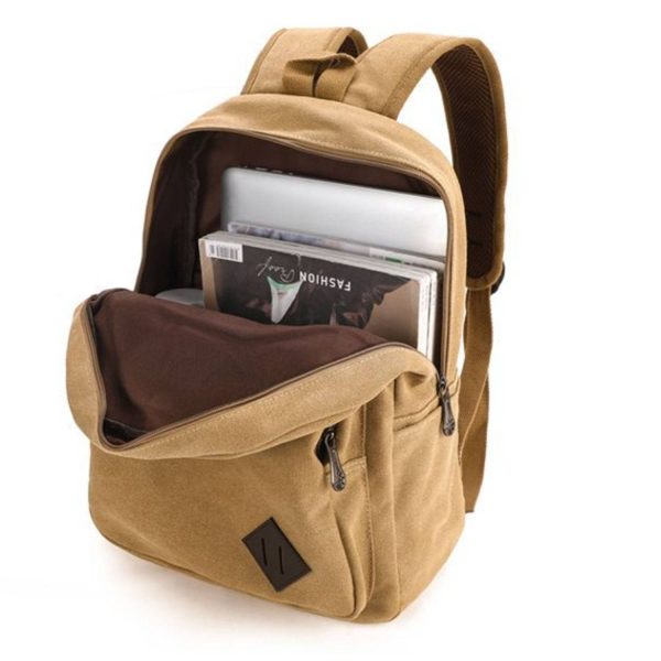 Wear-resistant Canvas Travel Backpack - Image 7