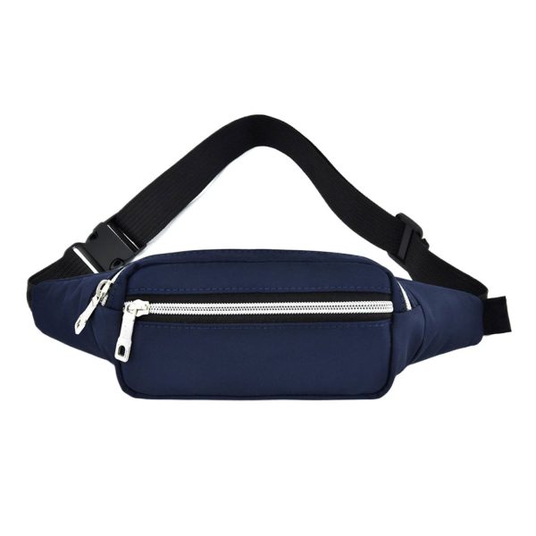 Waterproof Oxford Cloth Zipper Waist Pack Casual Style - Image 3