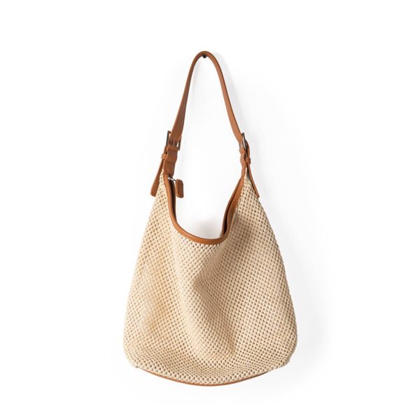 Straw summer large capacity shoulder tote bag - Image 2