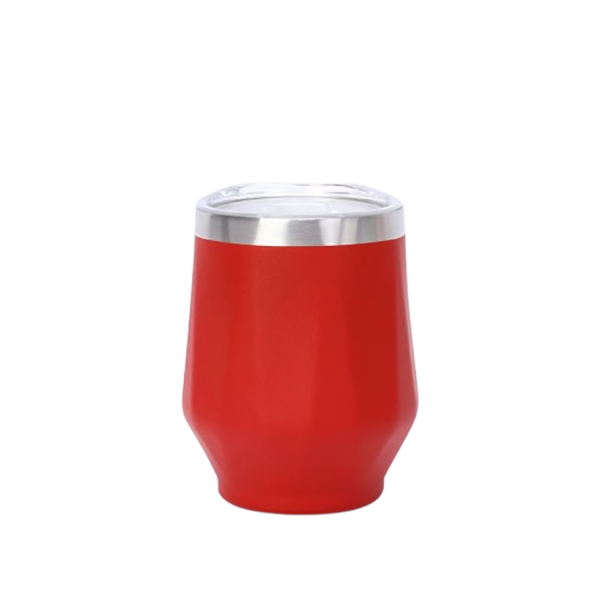12Oz Stainless Steel Diamond-Pattern Insulated Cup - Image 2