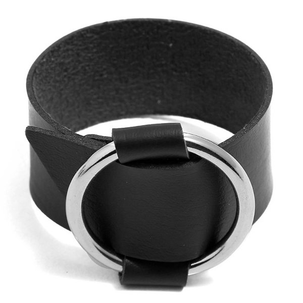 PU Simple punk trend hoop bracelet - Image 5