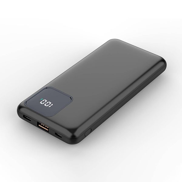10000mAh fast charging portable power bank w/ LED display - Image 3