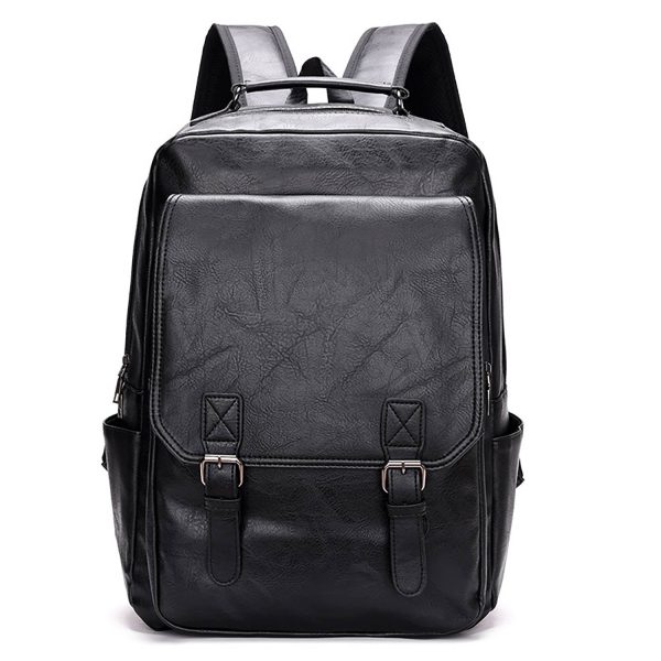 Large Capacity Waterproof Pu Business Travel Backpack