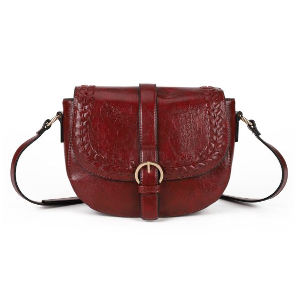 PU Vintage shoulder cross-body bag - Image 2