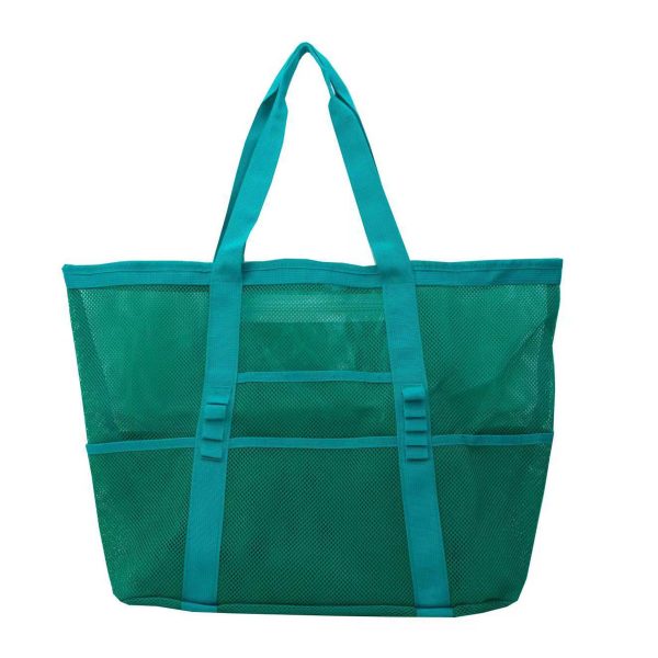 Nylon Mesh Portable Beach Tote Bag - Image 2