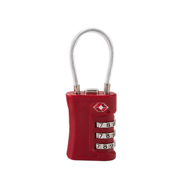 Tsa-Certified Steel Cable Combination Lock - Image 8
