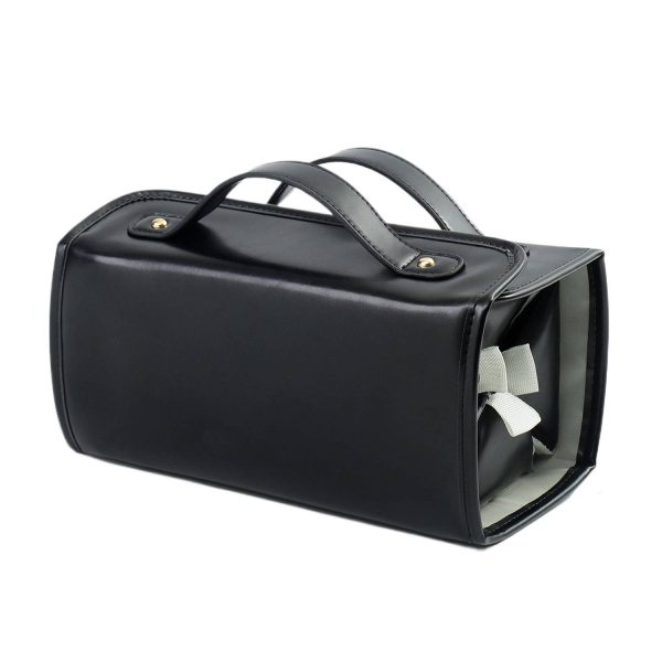 Portable PU Leather Travel Cosmetic Bag Detachable Pouches - Image 3