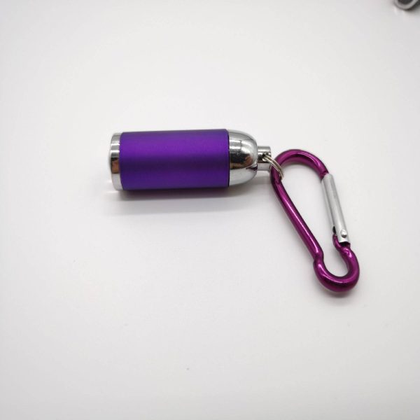 Mini Aluminum LED Flashlight Keychain - Image 3