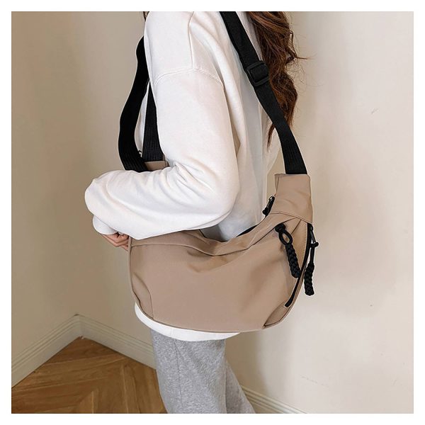 Lightweight Waterproof Nylon Single-Shoulder Bag - Image 11