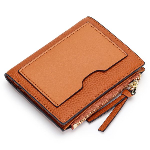 Genuine Leather Stylish zippered coin purse