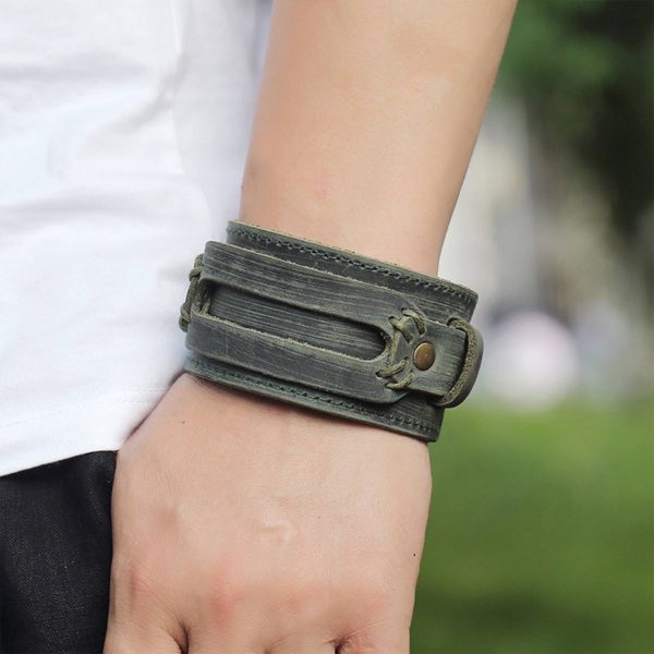 PU Retro Punk Bracelet - Image 7