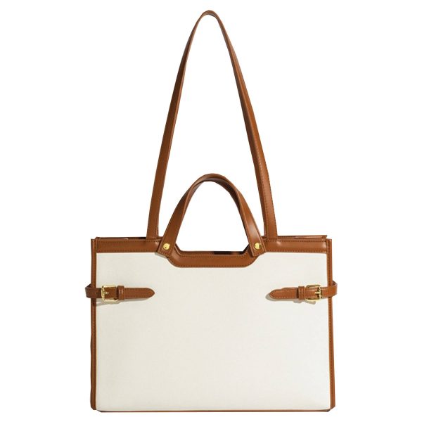 Stylish PU Business Work Tote Bag for Women - Image 2