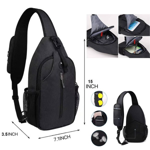 Crossbody Sling Backpack Travel Chest Bag - Image 4