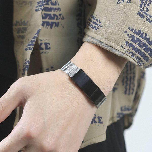Retro adjustable stainless steel bracelet - Image 7