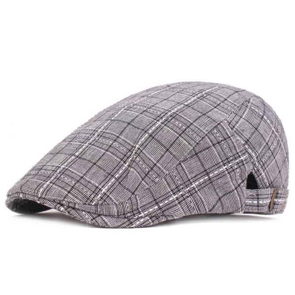 Men Flat Cap Newsboy Hat