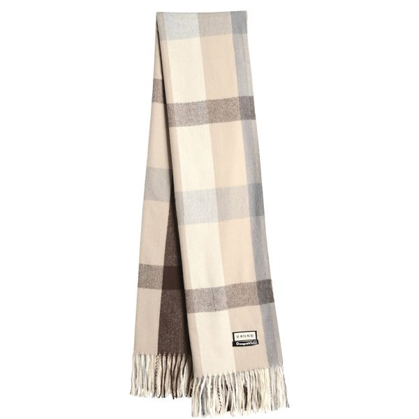 Winter Fashion Warm Plaid Scarf - Image 4