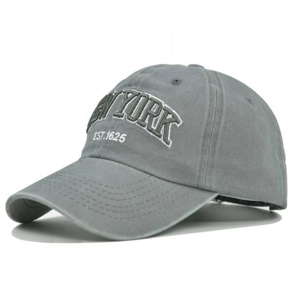 Adjustable Unconstructed Plain Baseball Cap - Image 4