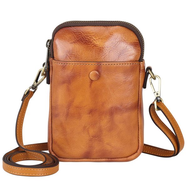 Pu leather Small Cellphone Purse crossbody Bag for women - Image 2