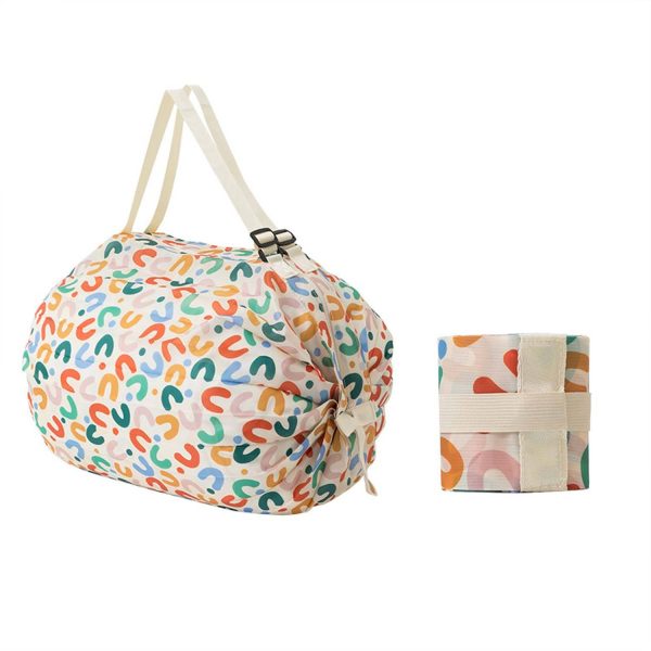 One-Shoulder Reusable Folding Grocery Bags for Shopping - Image 8