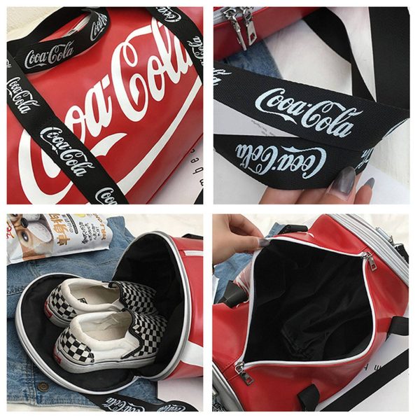 PU Leather Gym Duffel Bag - Image 5