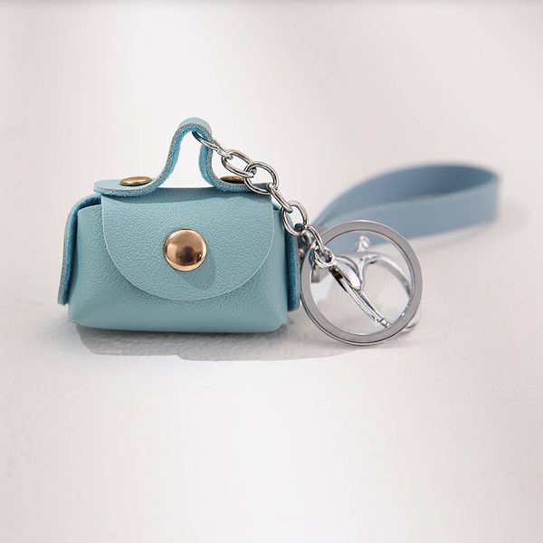 Mini Pu Leather Coin Purse Keychain Pendant - Image 4