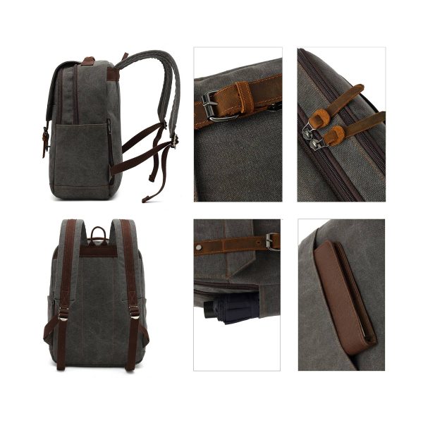 Large Canvas wearable Backpack for business - Image 5