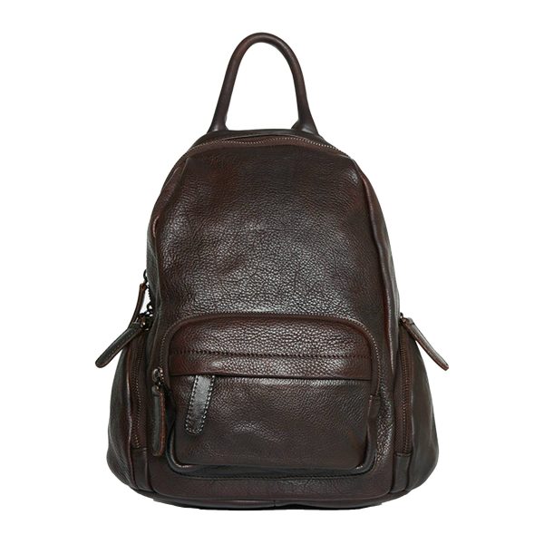 Genuine leather backpack for women - Image 4