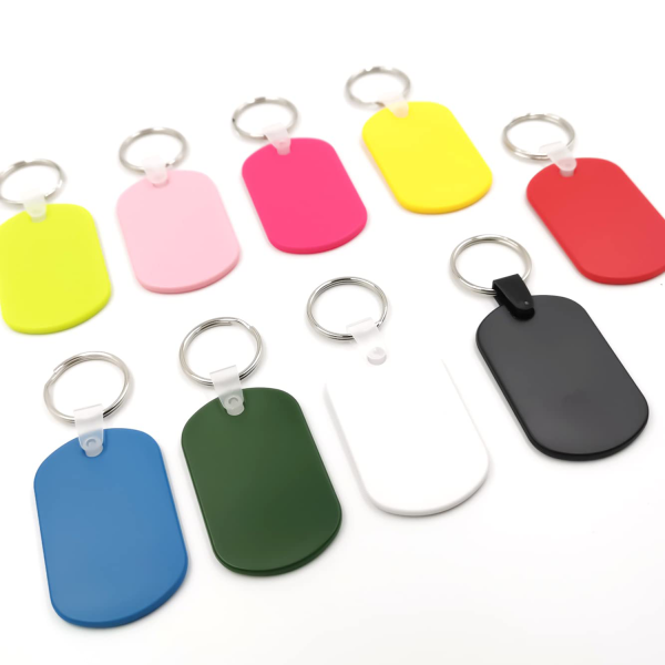Custom Oval Shaped Keychain