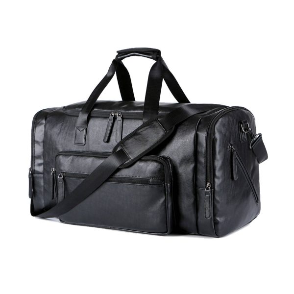 PU Leather Travel Duffel Bag