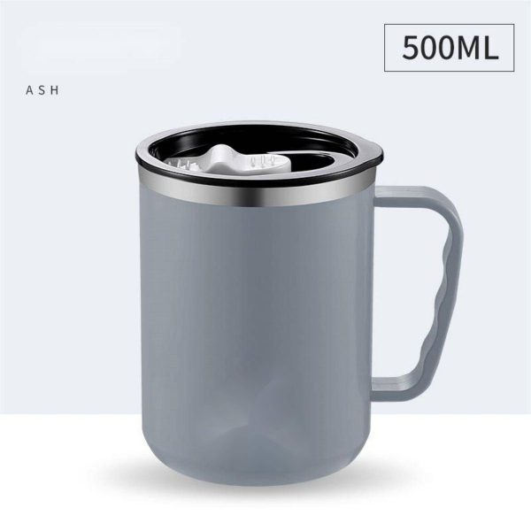 Double Stainless Steel Mug With Handle - Image 5
