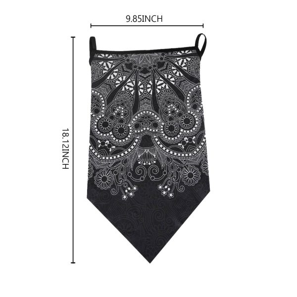 Polyester Ear Hanging Triangle Scarf Sun Protection Mask - Image 8