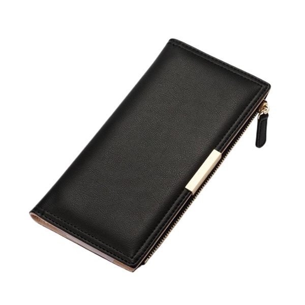 Women RFID Blocking PU Leather Wallet Multiple card slots - Image 4