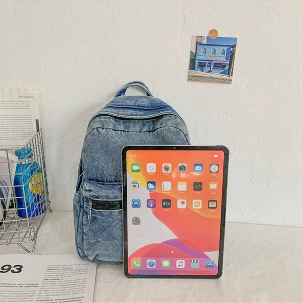 Denim backpack - Image 4