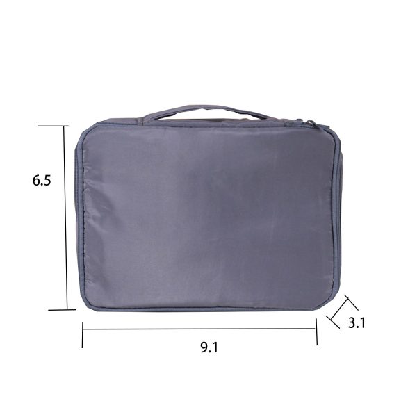 Polyester Waterproof travel makeup Cosmetic bag - Image 6