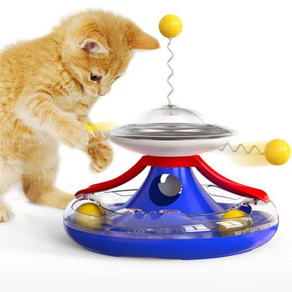 Plastic Food Dispenser Interactive Pet Supplies