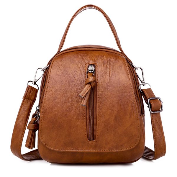 PU Leather cross-body shoulder bag - Image 2