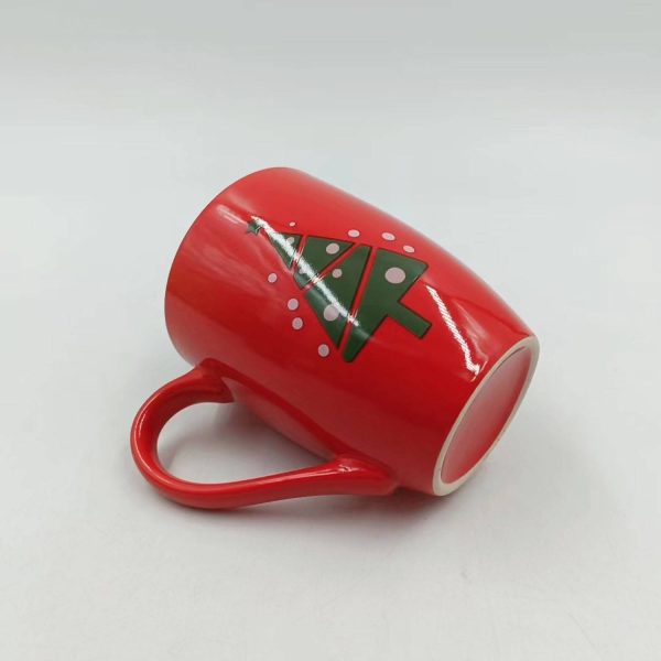 12oz Ceramic Coffee Mug w/ Handle for Household Office - Image 5