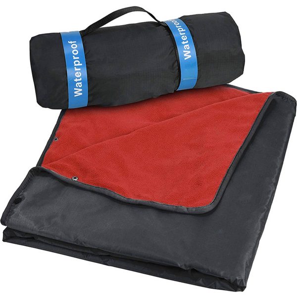Polyester Multifunctional outdoor windproof with cap blanket - Image 2